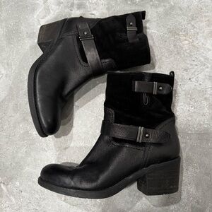 Black Moto Boots